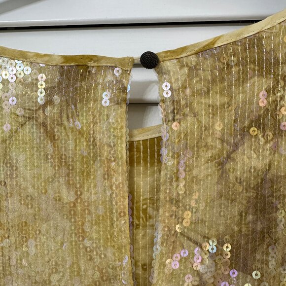 Pilcro by Anthropologie Sequin Top NWT Size Large, Holiday Parties & Nights Out - Picture 2 of 13